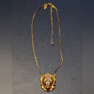 Sorrelli Gold Lion Pendant Necklace